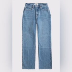 Abercrombie Curve Love High Rise Vintage Straight Jean